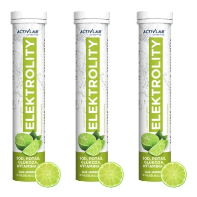 Elektrolity ACTIVLAB Limonka (60 tabletek)