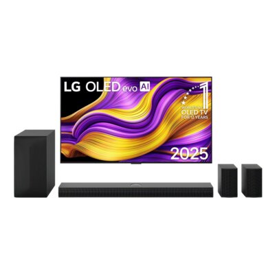 Telewizor LG 65G54LW 65" OLED 4K 165 HZ VRR WebOS Dolby Atmos Dolby Vision HDMI 2.1 + Soundbar LG S70TR Czarny 5.1.1-kanałowy, Bezprzewodowy Subwoofer, 4K, HDMi ARC, Dolby Atmos, DTS:X, Bluetooth