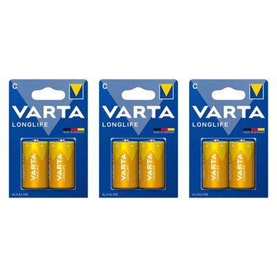 Baterie C LR14 VARTA Longlife (6 szt.)