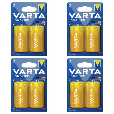 Baterie D LR20 VARTA Longlife (8 szt.)