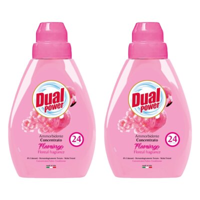 Koncentrat do płukania DUAL POWER Flamingo 2 x 600 ml