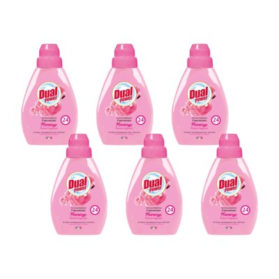 Koncentrat do płukania DUAL POWER Flamingo 6 x 600 ml
