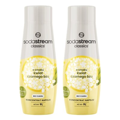 Syrop do saturatorów SODASTREAM Kwiat bzu 2 x 440 ml bez cukru