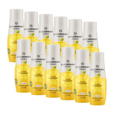 Syrop do saturatorów SODASTREAM Lemon 12 x 440 ml bez cukru