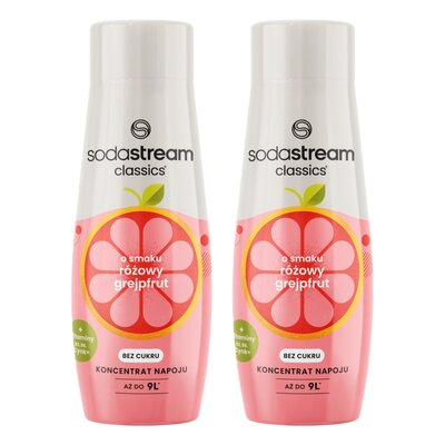 Syrop do saturatorów SODASTREAM Grejpfrut Zero 2 x 440 ml bez cukru