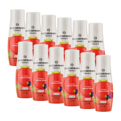 Syrop do saturatorów SODASTREAM Czerwone owoce leśne 12 x 440 ml bez cukru