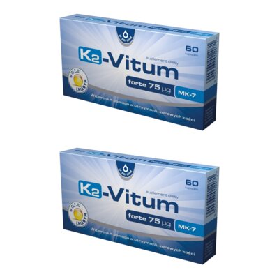 Witamina K2 OLEOFARM K2-Vitum Forte (2 x 60 kapsułek)