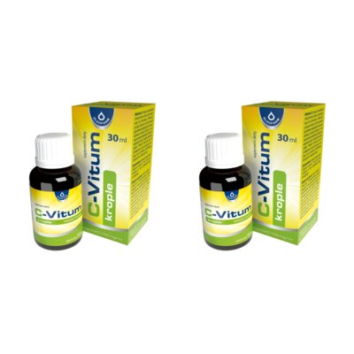 Witamina C OLEOFARM C-Vitum Krople (2 x 30 ml)