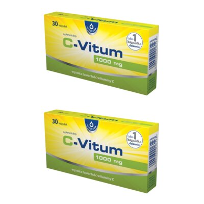 Witamina C OLEOFARM C-Vitum (2 x 30 kapsułek)