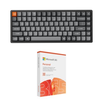 Klawiatura KEYCHRON K2 Max QMK Wireless Hot-Swap Super Banana Switch + Program MICROSOFT 365 Personal