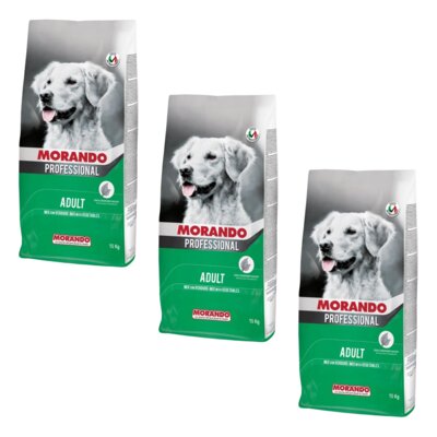 Karma dla psa MORANDO Professional Wołowina z drobiem i warzywami 3 x 15 kg