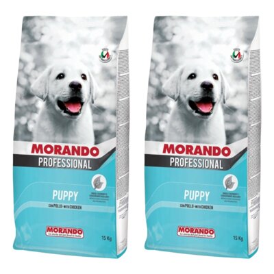 Karma dla psa MORANDO Professional Junior Kurczak 2 x 15 kg