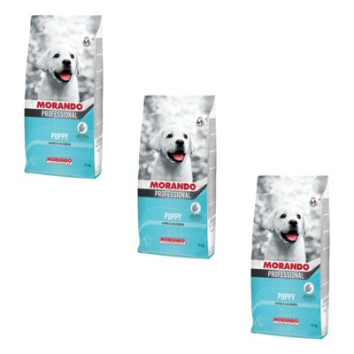 Karma dla psa MORANDO Professional Junior Kurczak 3 x 15 kg