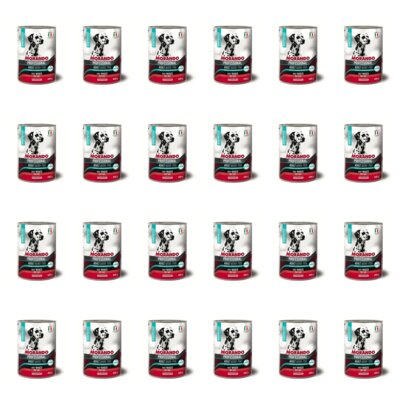 Karma dla psa MORANDO Professional Mono-Pro Adult Pasztet Wołowina 24 x 400 g