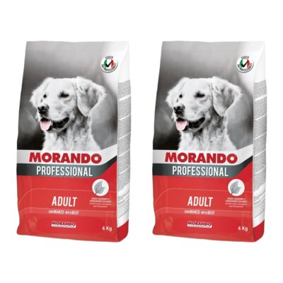 Karma dla psa MORANDO Professional Wołowina 2 x 4 kg