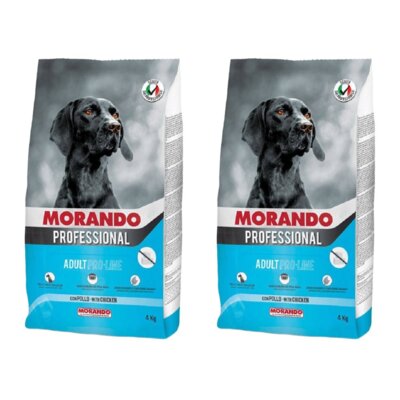 Karma dla psa MORANDO Professional Krokieciki z kurczakiem 2 x 4 kg