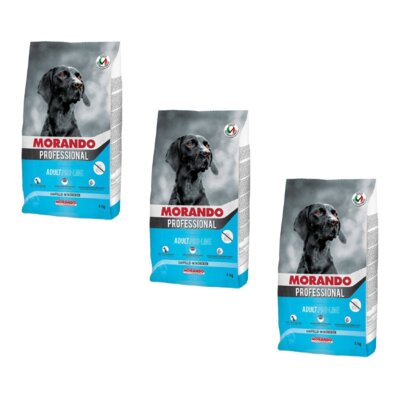 Karma dla psa MORANDO Professional Krokieciki z kurczakiem 3 x 4 kg