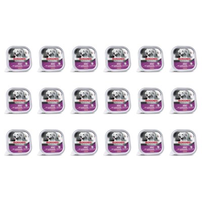 Karma dla psa MORANDO Professional Pasztet Jagnięcina z wątróbką 18 x 300 g