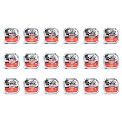 Karma dla psa MORANDO Professional Pasztet Wołowina z marchewką 18 x 300 g