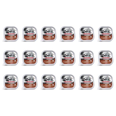 Karma dla psa MORANDO Professional Pasztet Dziczyzna z marchewką 18 x 300 g