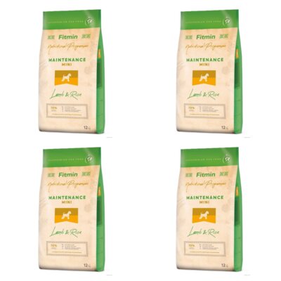 Karma dla psa FITMIN Lamb & Rice Mini 4 x 12 kg