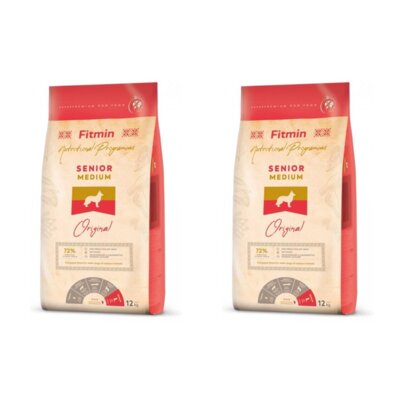 Karma dla psa FITMIN Medium Senior 2 x 12 kg