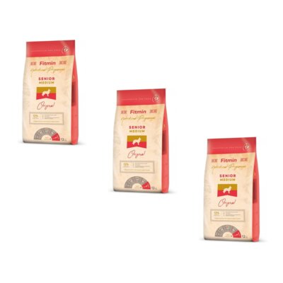 Karma dla psa FITMIN Medium Senior 3 x 12 kg