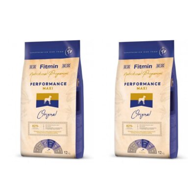 Karma dla psa FITMIN Maxi Performance 2 x 12 kg