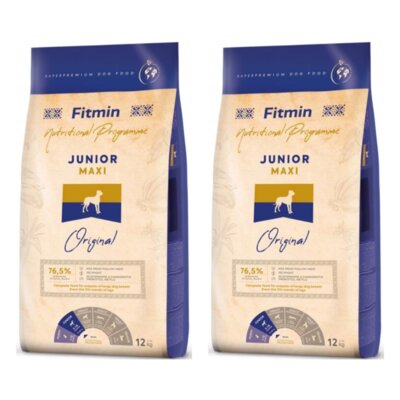 Karma dla psa FITMIN Maxi Junior 2 x 12 kg