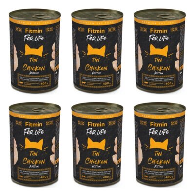 Karma dla kota FITMIN For Life Kitten Kurczak 6 x 400 g