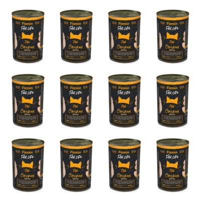Karma dla kota FITMIN For Life Kitten Kurczak 12 x 400 g