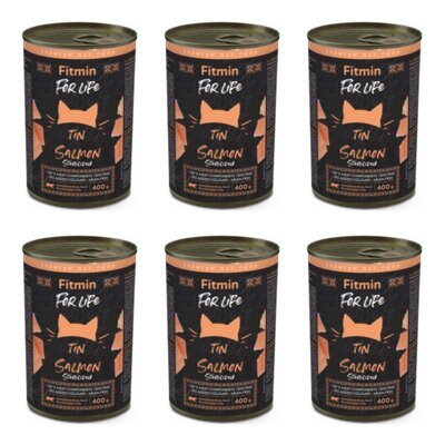 Karma dla kota FITMIN For Life Sterilized z łososiem 6 x 400 g