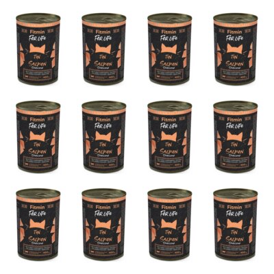 Karma dla kota FITMIN For Life Sterilized z łososiem 12 x 400 g