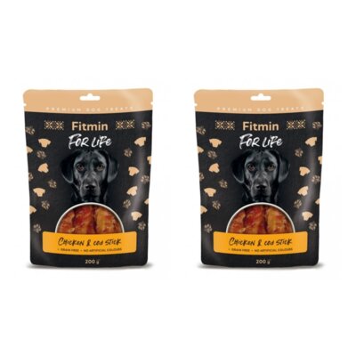 Przysmak dla psa FITMIN For Life Treat Paluszki z kurczakiem i dorszem 2 x 200 g