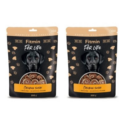 Przysmak dla psa FITMIN For Life Treat Sushi z kurczakiem 2 x 200 g