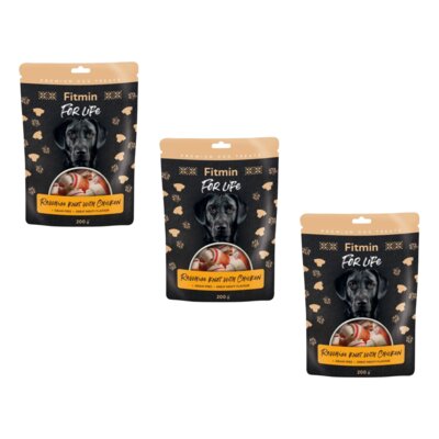 Przysmak dla psa FITMIN For Life Treat Skóra wołowa 3 x 200 g
