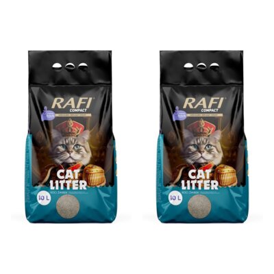 Żwirek dla kota RAFI Compact Lawenda 2 x 10 L