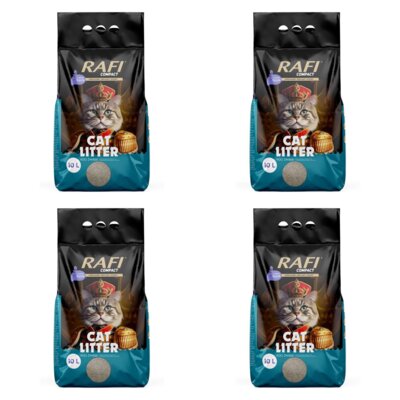 Żwirek dla kota RAFI Compact Lawenda 4 x 10 L