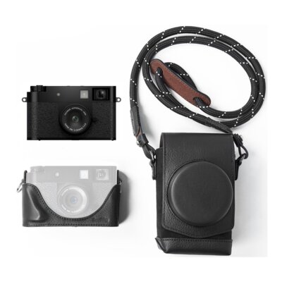Aparat FUJIFILM X half Czarny, 17.74Mpix, Full HD + Pokrowiec SMALLRIG 5219 Leather Case Kit do FujIFilm X Half Czarny