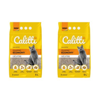 Żwirek dla kota CALITTI Economy 2 x 5L
