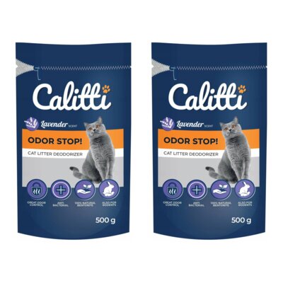 Neutralizator zapachu CALITTI Odor Stop! Lawenda 2 x 500 g