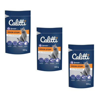 Neutralizator zapachu CALITTI Odor Stop! Lawenda 3 x 500 g