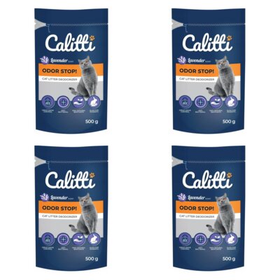Neutralizator zapachu CALITTI Odor Stop! Lawenda 4 x 500 g