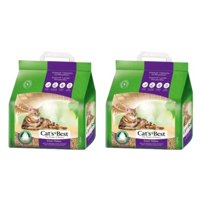 Żwirek dla kota CATS BEST Smart Pellets 2 x 5 L