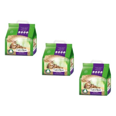 Żwirek dla kota CATS BEST Smart Pellets 3 x 5 L