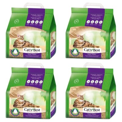 Żwirek dla kota CATS BEST Smart Pellets 4 x 5 L