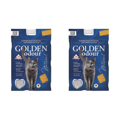 Żwirek dla kota GOLDEN Odour 2 x 15 L