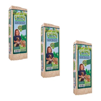 Podściółka CHIPSI Green Apple 3 x 15 L