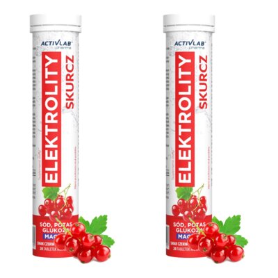 Elektrolity ACTIVLAB Skurcz Czerwona porzeczka (40 tabletek)