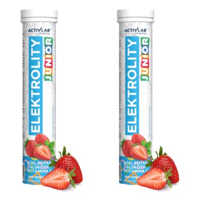 Elektrolity ACTIVLAB Junior Truskawkowy (40 tabletek)